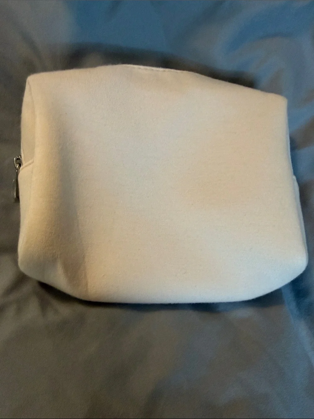 Dior Cream CD Logo Cosmetic Pouch